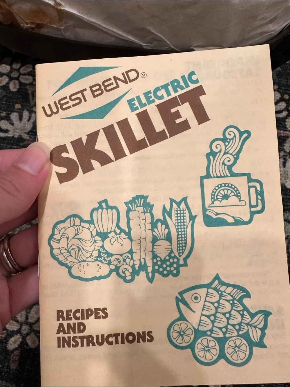 Vintage West Bend 11” Electric Buffet Skillet Non-stick TESTED Works